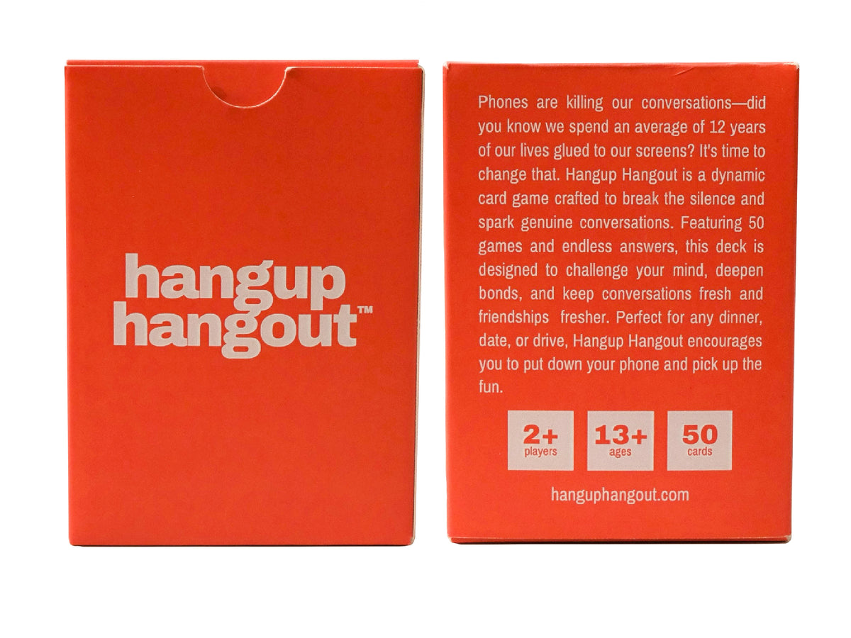 Hangup Hangout Card Game